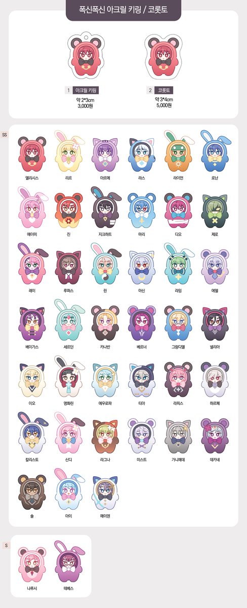 그온 4회 [P4]부스에서 판매한 폭신폭신 아크릴 굿즈 통판 신청받습니다!
마지막까지 잘 부탁드립니다 감사합니다~
폼 : witchform.com/deposit_form/5…
기간 : ~3월 4일 23시 59분까지