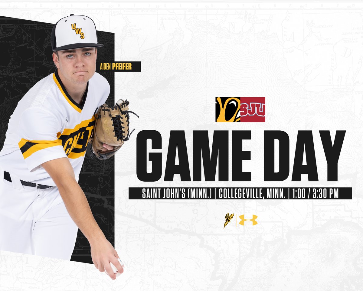 ⚾️GAME DAY⚾️
🆚 Saint John's
🕖 1 p.m./3:30 p.m.
📍 Collegeville, Minn. • Becker Park
📈📹 linktr.ee/uwsbaseball

#WeAreSuperior
