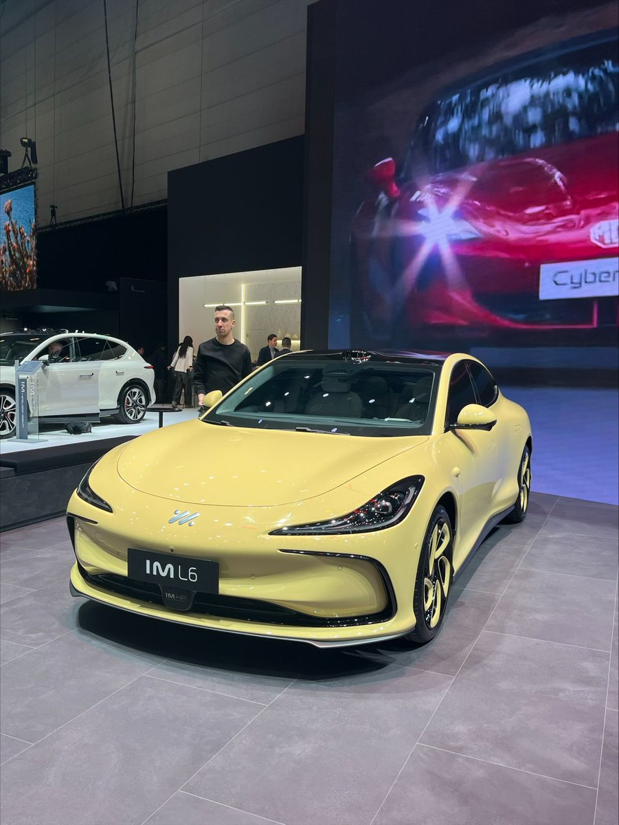 IM Motors - a sister brand of MG - have introduced the IM L6 electric sedan which aims to compete with the Tesla Model 3.

It forms part of a family of four products from this Chinese brand that's due to arrive in Europe early next year.

#GIMS2024 #motorshow #automotive #EV