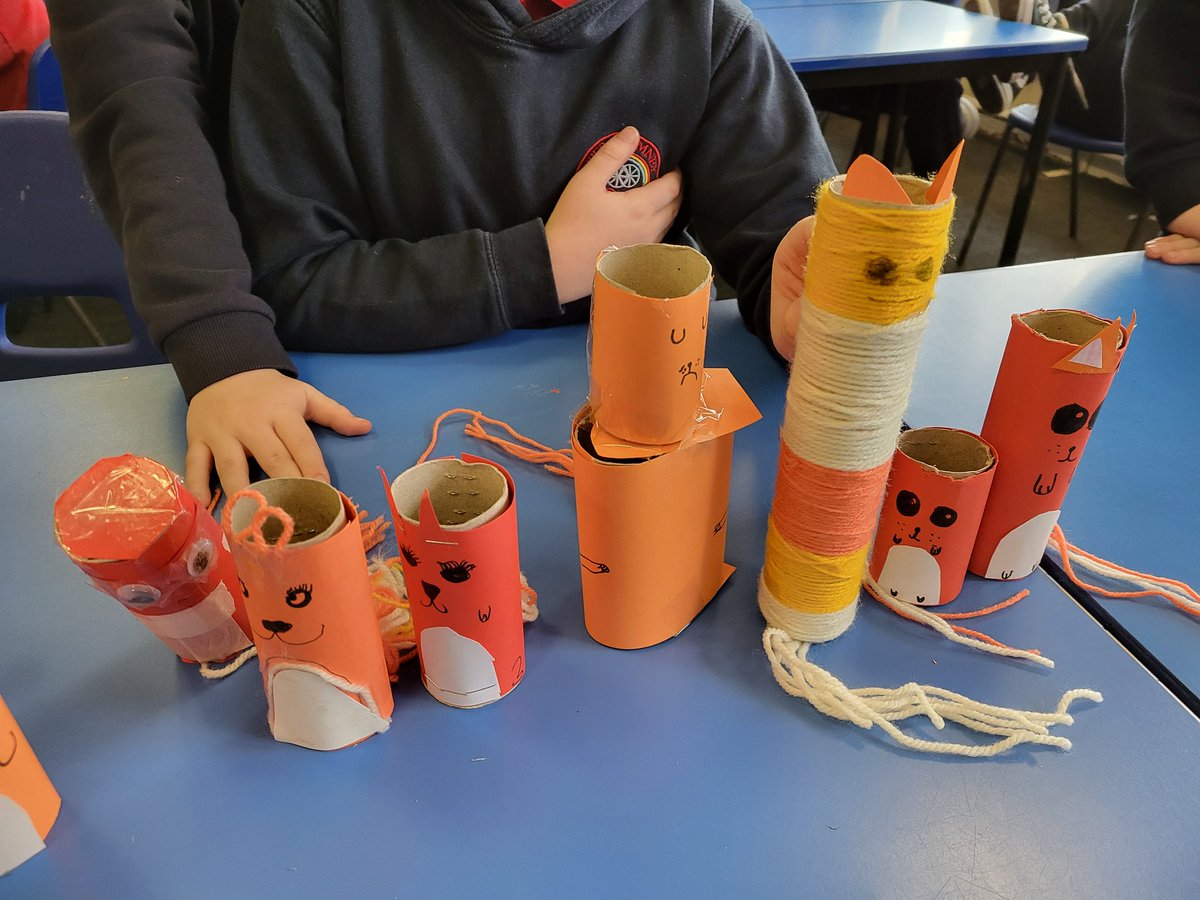 The weather was really unkind to Dosbarth Sirhowy so what better to do on a wild and wet afternoon but make Red Squirrels! @EcoSchoolsWales @UpperRhymneyPS @URPSSirhowy