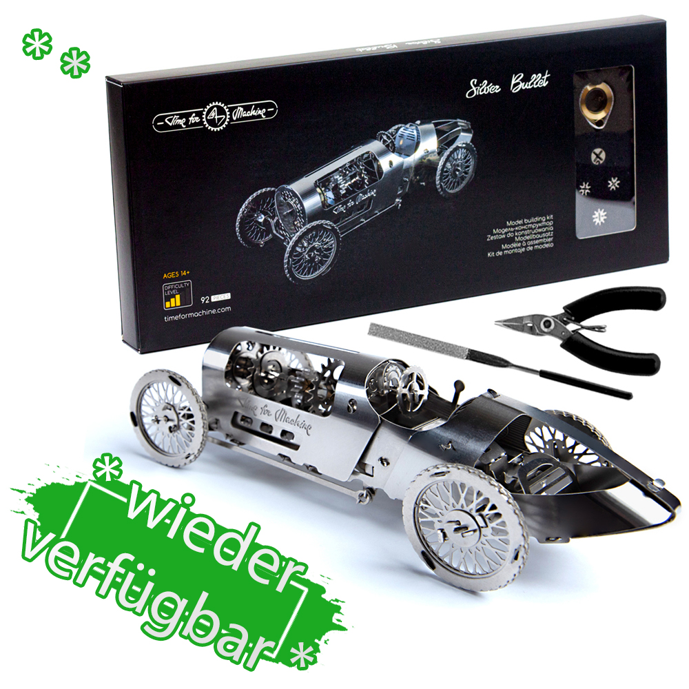 Time4machine_de's tweet image. #SilverBullet von @Time4Machine ist wieder verfügbar
Tauche ein in die faszinierende Welt des Modellbaus mit unserem beliebten Silver Bullet #Modellauto.
time4machine.de/blogs/blog/der…
Jetzt wieder auf Lager und bereit, Ihre #Modellsammlung zu bereichern! #Time4Machine  #Modellbau #diy