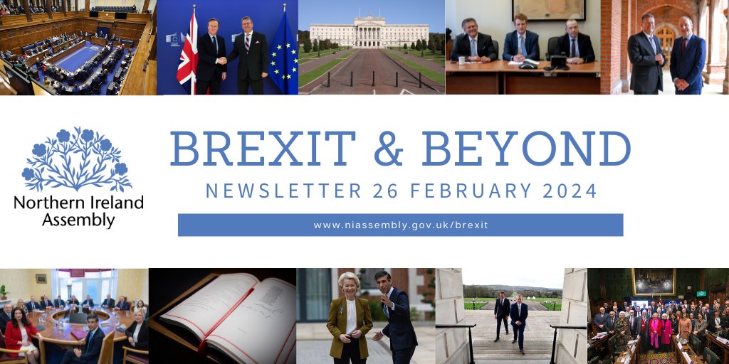This week's issue of Brexit & Beyond is out now mailchi.mp/e6d662e29ec0/b… with the latest on the work of the Windsor Framework Democratic Scrutiny Committee; Northern Ireland Retail Movement Scheme; 'not for EU' labelling; Article 2 and more