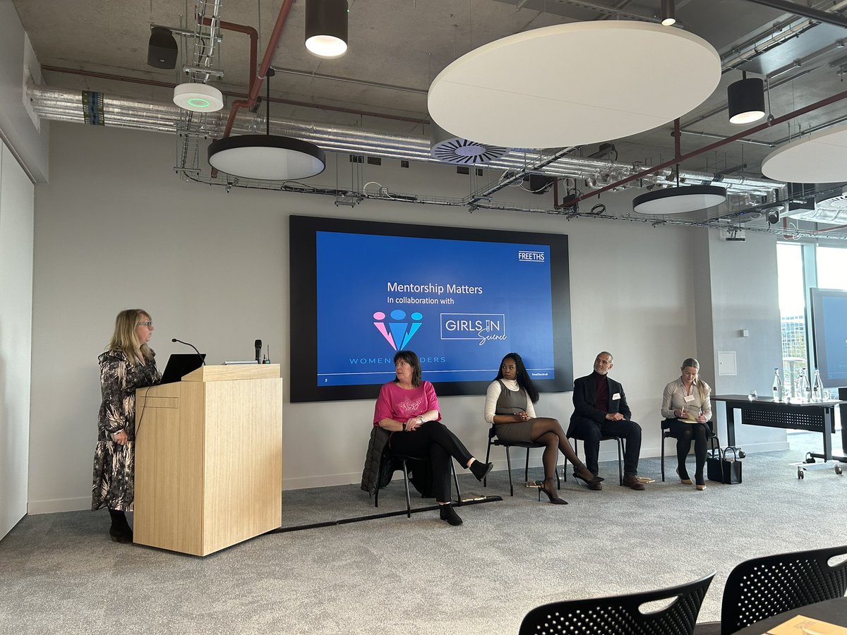 MrsDLewis_NW's tweet photo. The Mentorship Matters event has kicked off at @UnityPlaceMK with @freeths @UK_WLs & @Girls_inScience
We need to have more conversations about mentoring (and sponsorship!) to help women elevate and succeed with help to overcome barriers and overcome challenges 🚀 #getmorein24 https://t.co/NksLR1u7jq