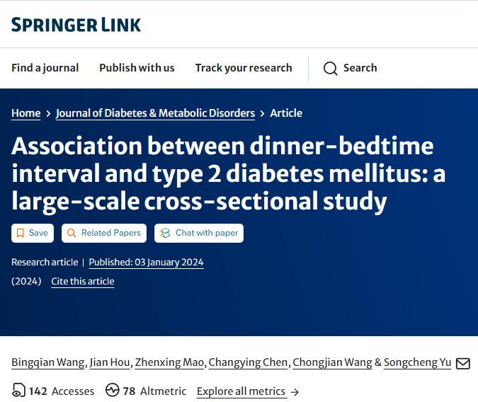 Journal of Diabetes & Metabolic Disorders tweet media