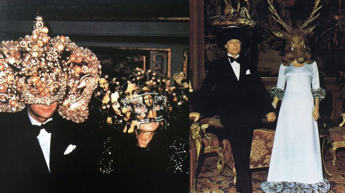 CensoredMen's tweet photo. Jacob Rothschild has died.

Here are some pictures from 'The Rothschild Surrealist Ball' (1972) https://t.co/PCBkOhxN2N