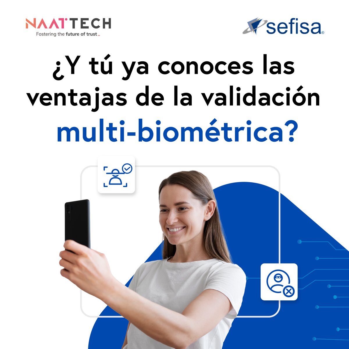 SefisaCA's tweet image. #CloudIdentity de @naattech la única solución multi-biométrica en la nube que valida la identidad de las personas ante instituciones gubernamentales, background checks y más de 1500 fuentes globales.

#CloudIdentity
#identidad
#validación
#biometria