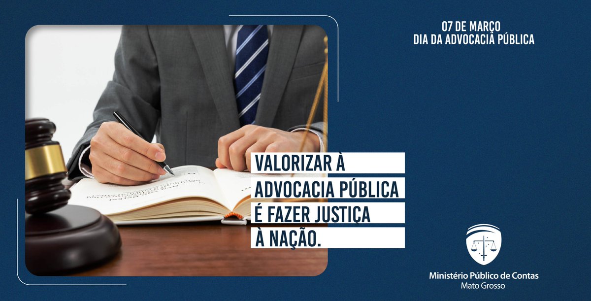 MPCmatogrosso's tweet photo. Nossa homenagem a todos os profissionais que dedicam suas vidas à defesa dos princípios democráticos e à legalidade na gestão dos recursos públicos. Parabéns a todos os advogados públicos pelo seu papel fundamental na construção de uma sociedade mais justa e transparente! #MPCMT https://t.co/lw8n46AUpC