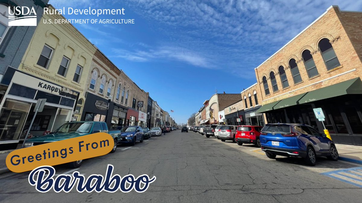 #MainStreetMonday Greetings from Baraboo, home to the Circus World Museum and the former headquarters and winter home of the Ringling Brothers circus. The downtown Baraboo Historic District consists of 75 commercial and civic buildings built between 1870 and 1938.