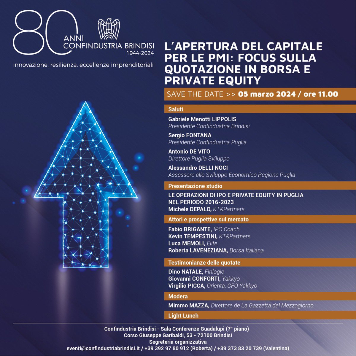 conf_brindisi's tweet photo. Per la registrazione all'evento utilizzare il seguente link: 
https://t.co/hvgRLPIs9F https://t.co/mNbJXZL6Yg