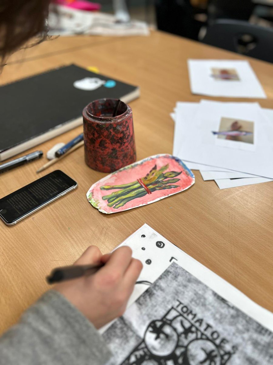Students putting the finishing touches to their Art and Design projects at the weekend intervention sessions. Well done to those who committed their time and efforts to attending.