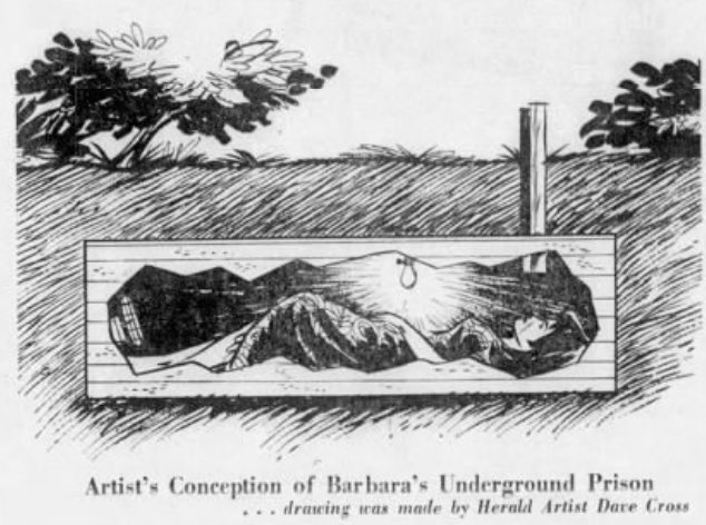 *New Episode* Barbara Mackle: Buried Alive for 83 Hours Barbara was in the box - fitted with an air pump, food, water laced with a sedative and a lamp, for three days before being found. Full story on Serial Napper, wherever you get your podcasts.