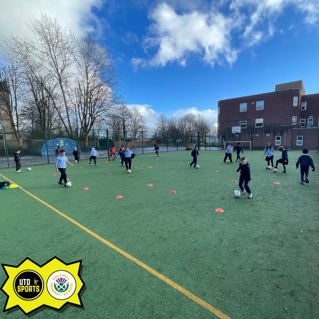 UTD_Sports's tweet photo. Fantastic turnout for football at @1Golfhill ππ»β½οΈ
#utdsports #pepass #activeschools https://t.co/BUAKQBzHLp