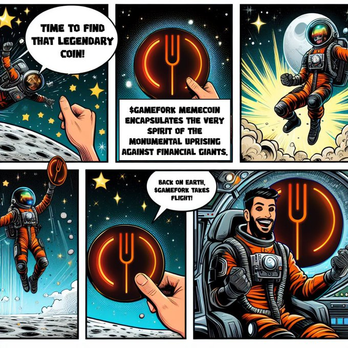 #GameFork, the legendary coin! 

This movement is just getting started! 

WALL STREET Can’t Stop It Now 🔥

#GME #GameFork #GameStop #Crypto