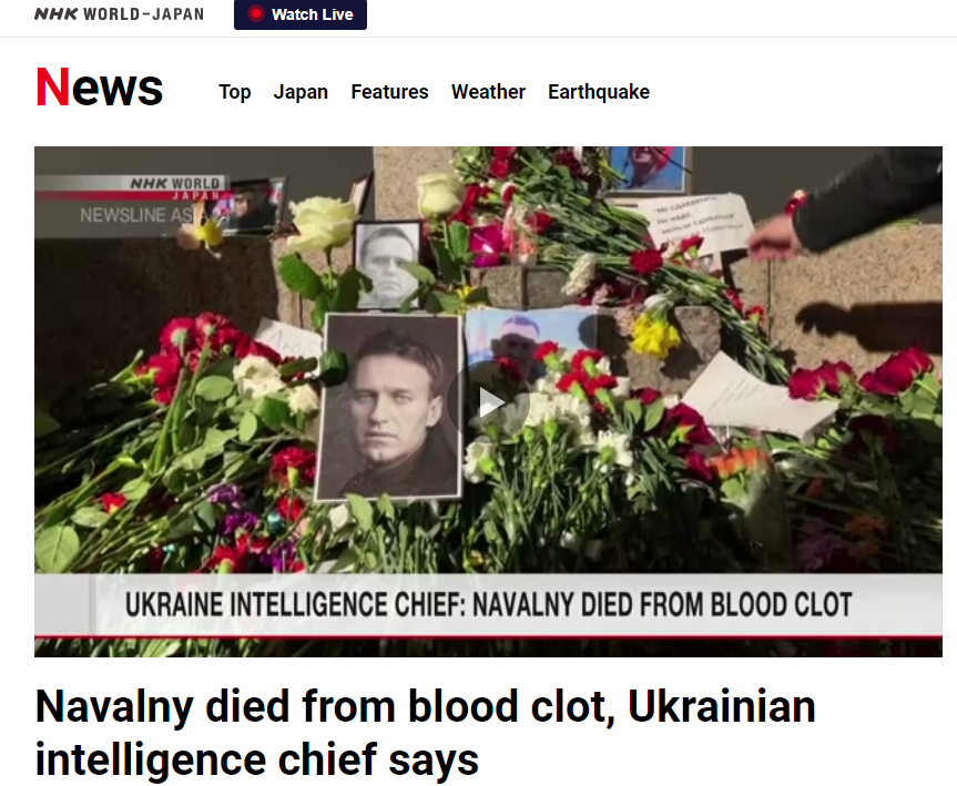 boofketimo's tweet photo. @rijswijkjan1 #OlafKoens is ook een leugenaar net als @RTLnieuws door berichten niet te controleren!
Ukrainse Inlichtingendienst meld dat #Navaly is overleden aan bloedklonters, daar waar na corona mRNA vaccinatie duizenden gevaccineerden door zijn overleden! https://t.co/3UnFCuyoHT