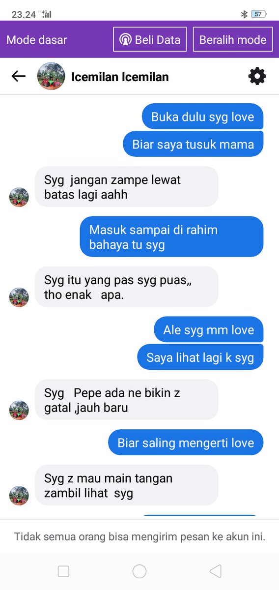 No WA ada, perempuan baru selesai kuliah dari kampus unaim Yapis Wamena. Anak tiga

Yg mau nomor wa dan foto video mari barter

Pulsa biasa 20 sj