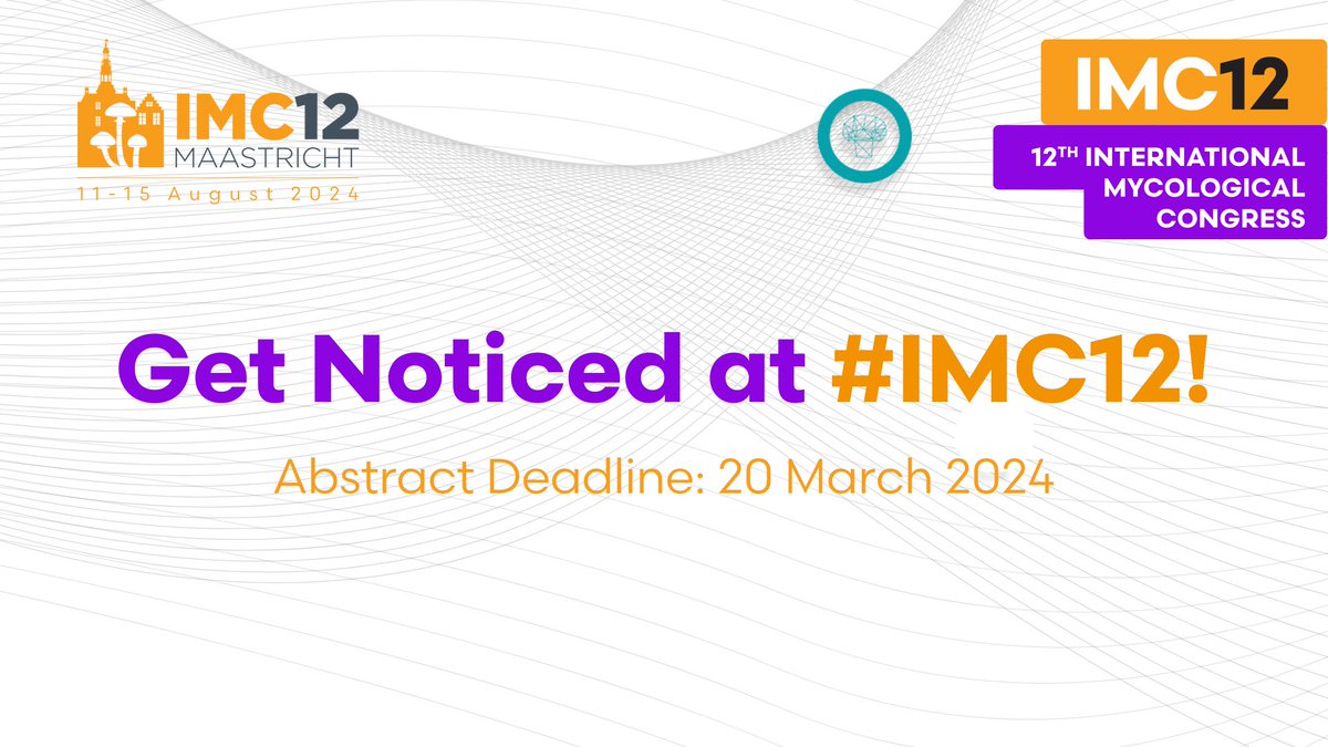 Tick-tock! Less than one month remains to submit your #mycology abstracts for #IMC12 by 20 March. Don't miss the chance to be considered for oral presentations! Select your theme, register early, and get ready for an immersive experience!➡️ bit.ly/47kxM9b @_Westerdijk_