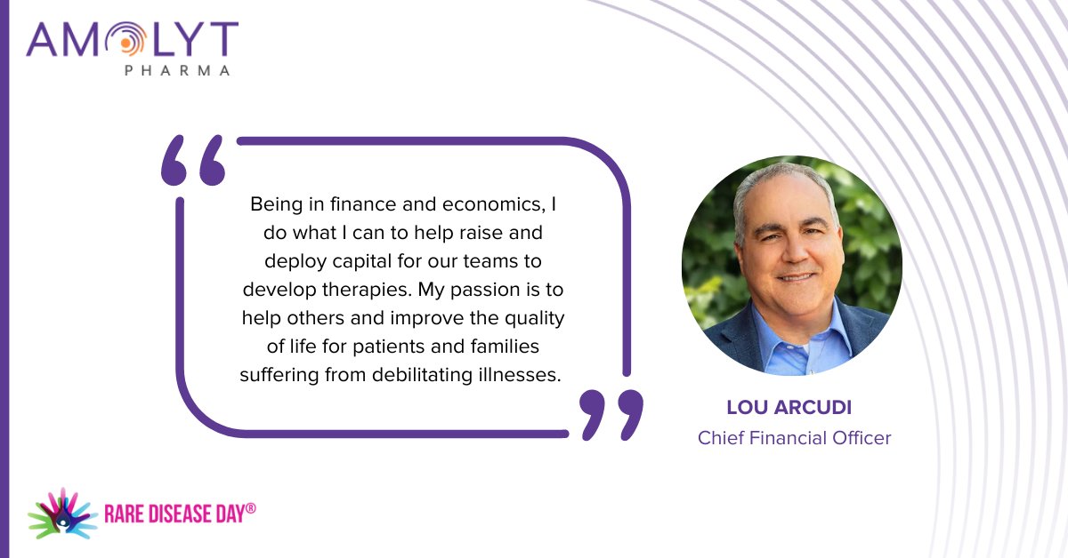 #RareDiseaseDay is in 3 days! We asked our CFO, Lou Arcudi, how his work may help to advance our clinical programs for patients with rare #endocrine diseases. Check out his response below and learn more about our programs here: brnw.ch/21wHklo