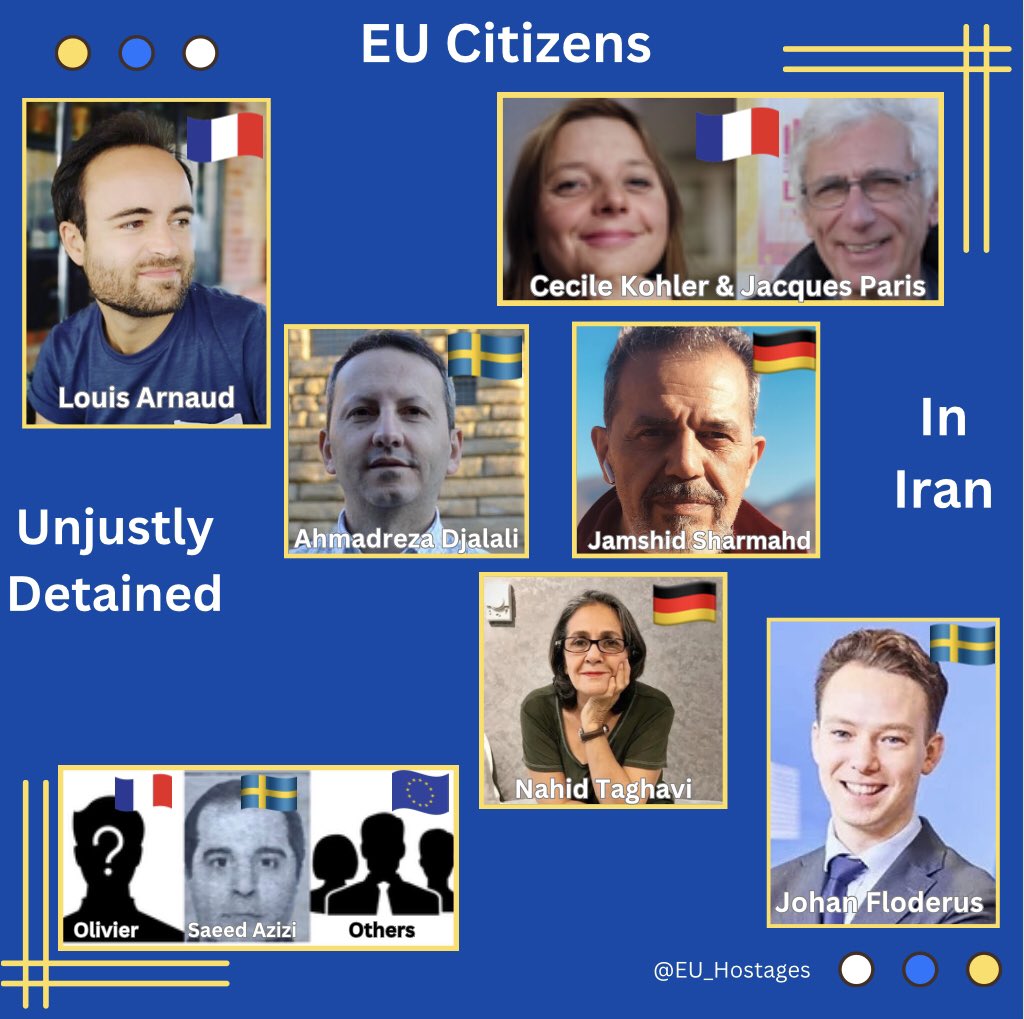 For all the known & unknown #EU citizens unjustly held in #Iran;
For all the human rights abuses Iran has committed & continues to commit;

Country delegations should #WalkOutIRI when Iran’s FM delivers his speech to @UN_HRC today. #HRC55

@Free_Djalali @TobiasBillstrom