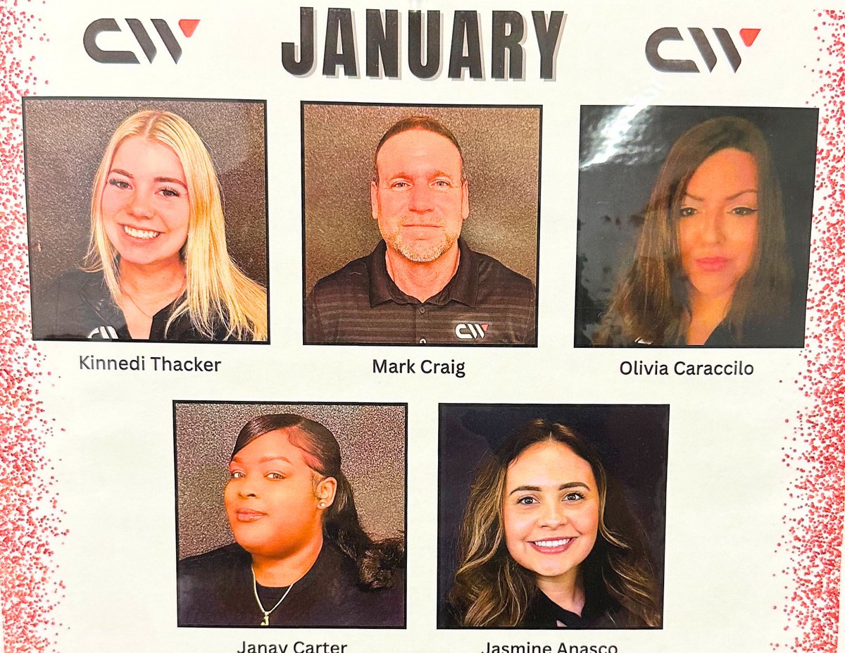 Congratulations 🎉 to our January Big Shot individuals! Your hard work and dedication to the team stands out! 💪 💪 💪