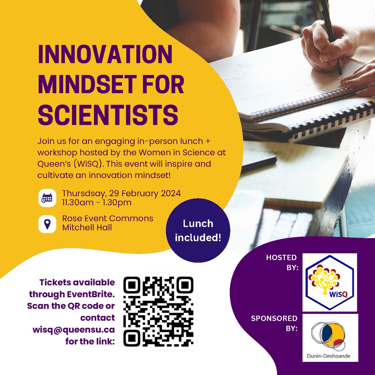 Women in Science at Queen’s University (WiSQ) tweet media