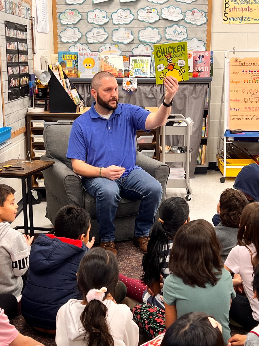 ChrissyReddan's tweet photo. Kicking off March Book Madness with @Principal_Quigs ! https://t.co/n80Ed3MmQI