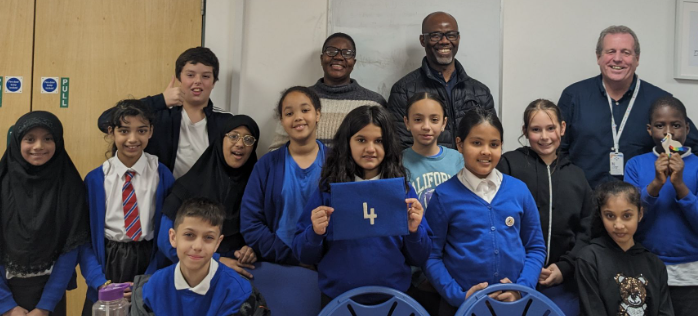Peace Pals and Peace Mala dove Lalasa with @maindeeprimary  met Anica and Thierry Grah, asylum seekers who arrived in Newport in 2014 having fled from the civil war in Ivory Coast. In 2021 they were granted the right to remain by the UK Home Office.

#peacemalaschools