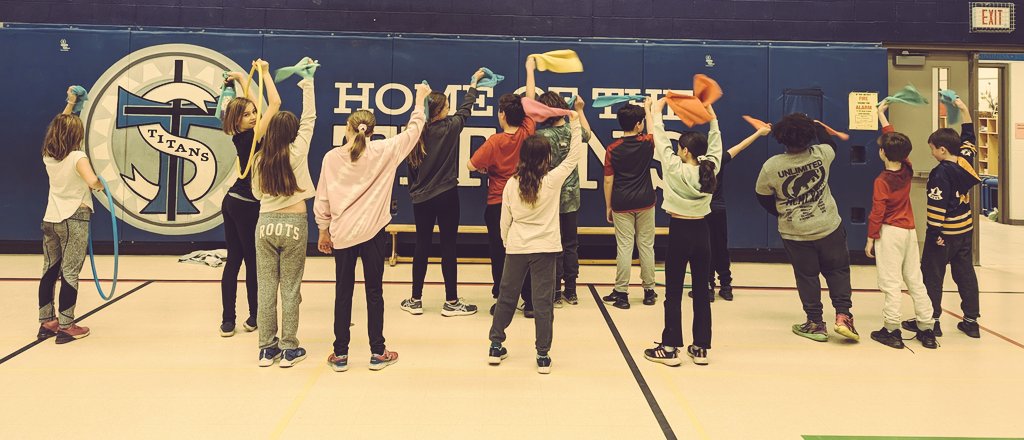MsZabukovec's tweet image. Early Monday morning risers enjoyed Junior #Intramurals today @StTimothyDPCDSB