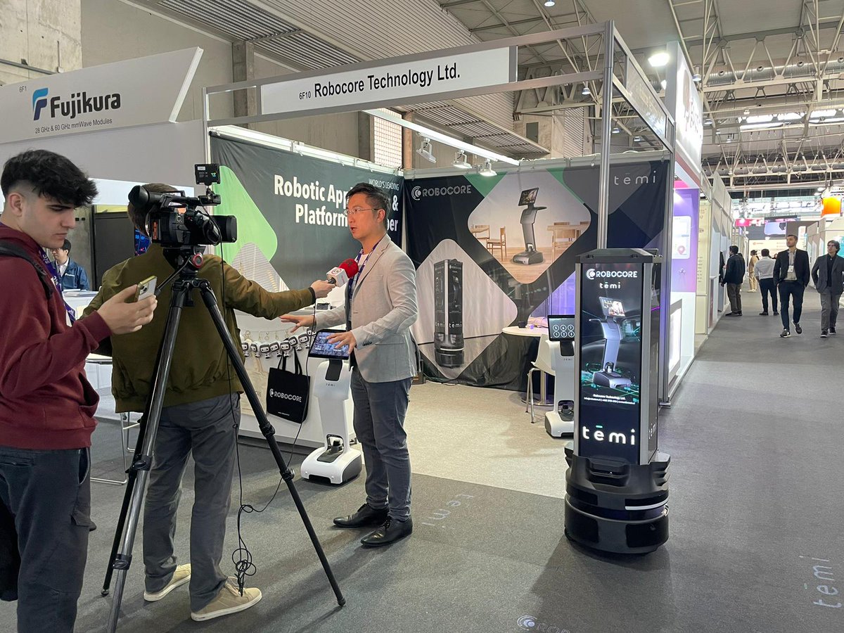 robotemi's tweet photo. We are here!
The #temiteam is already in place, at booth #6f10 at Hall 6 (Robocore Technology)
Come visit us for some nice #swag, and a demonstration of the latest #temi features!
#conference #temi #robots https://t.co/P5U2VRK2bP