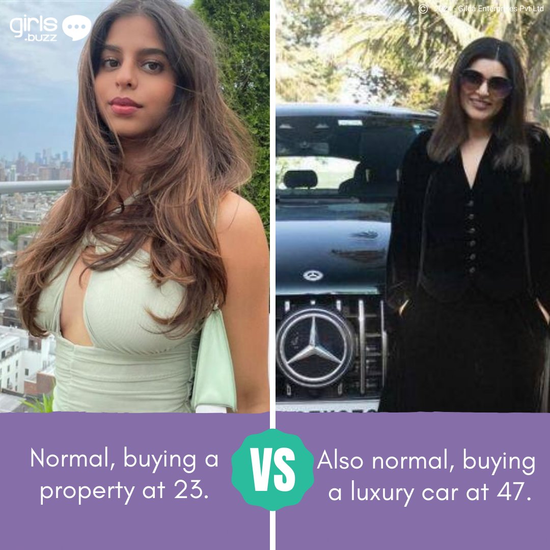 GirlsBuzzIndia's tweet photo. Why should a woman’s age limit her dreams?
#girlsbuzzindia
.
Pictures are for representational purposes only
.
#suhanakhan #sushmitasen #womenempowerment #investment https://t.co/NhtmcESNrO