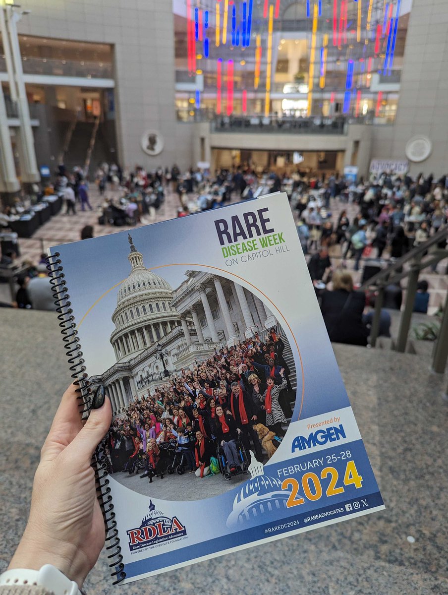 GlobalGenes's tweet photo. Here  is the breakfast reception going on before the start of the Legislative Conference! We are set up in the Atrium, so if you’re in person, make sure to stop by and say hello 👋 #RareDiseaseWeek #RareDiseaseDay #CapitolHill #WashingtonDC #CareAboutRare https://t.co/60gPeHLYEG
