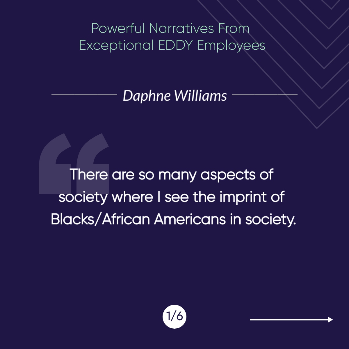 EdDynamics's tweet image. We&apos;re shining a light on Daphne Williams, Sr. Director of Client Services, who shares her perspective on celebrating Black achievements and fostering inclusive learning environments. What Black joy or achievement brings a smile to your face? 

#BlackHistoryMonth