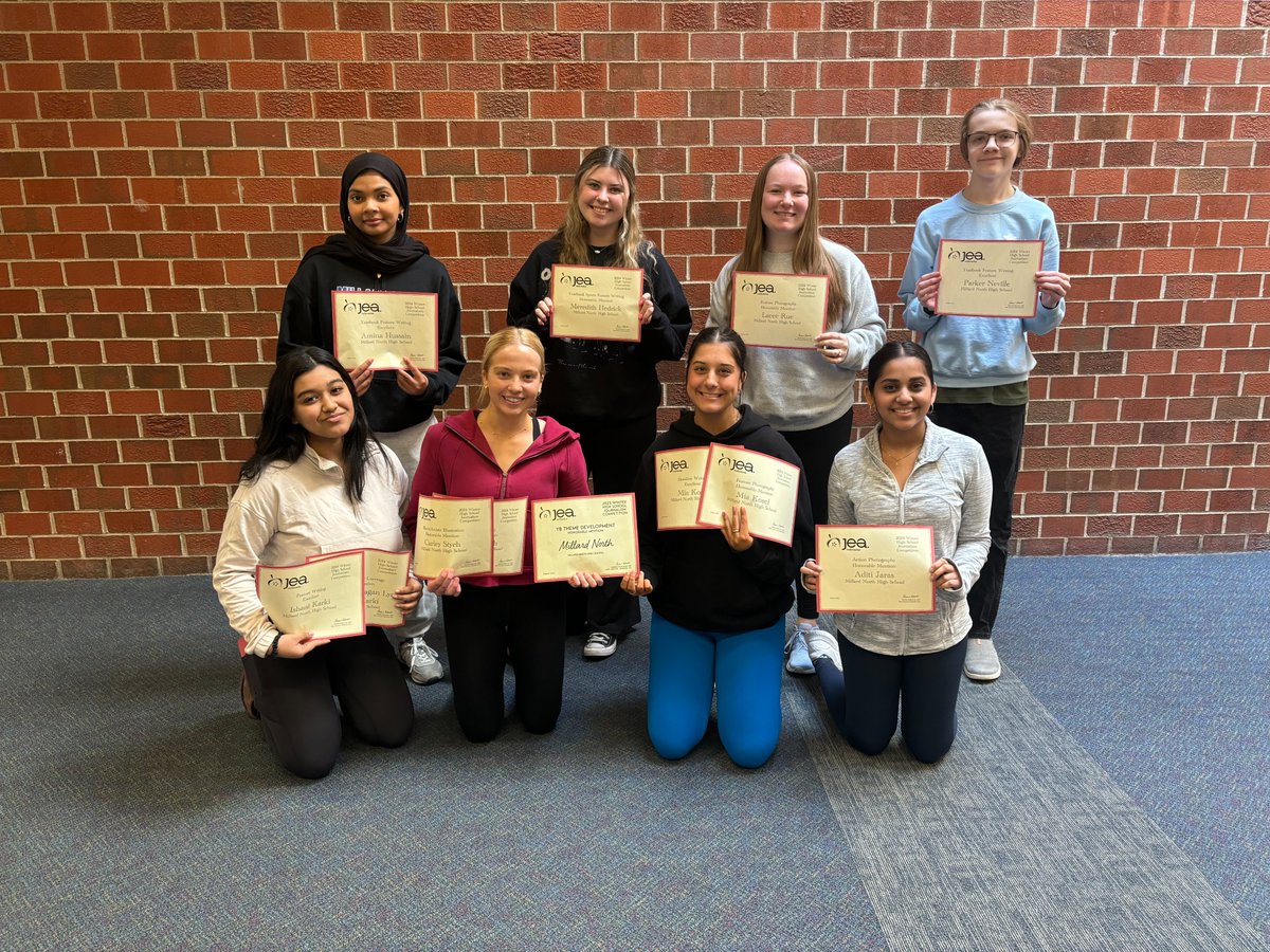 Congrats to the MN Journalists who received recognition at the Nebraska JEA 2024 Winter Contest...and there were a lot of them. 7 Superiors, 13 Excellents, 11 Honorable Mentions, 31 total! Next up...State Journalism! @mnyearbook <a href="/TheBlueView2/">The Blue View</a> <a href="/MNHSActivities/">MNHS Activities</a> <a href="/AaronBearinger/">Aaron Bearinger</a>