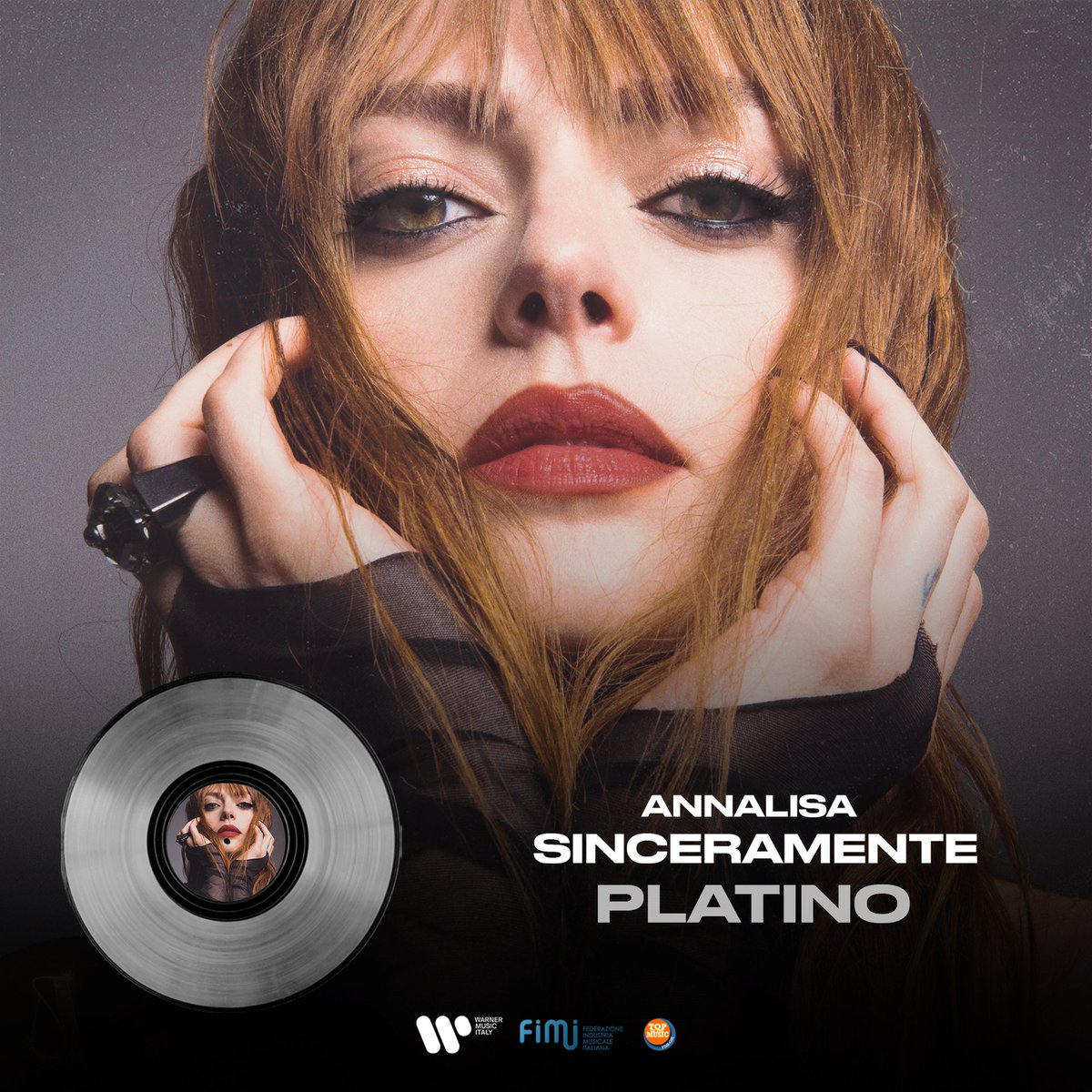 It’s #FimiAwards Time⚡

“Sinceramente” di Annalisa raggiunge il DISCO DI PLATINO 💿

Congratulazioni 👏🏼
@FIMI_IT