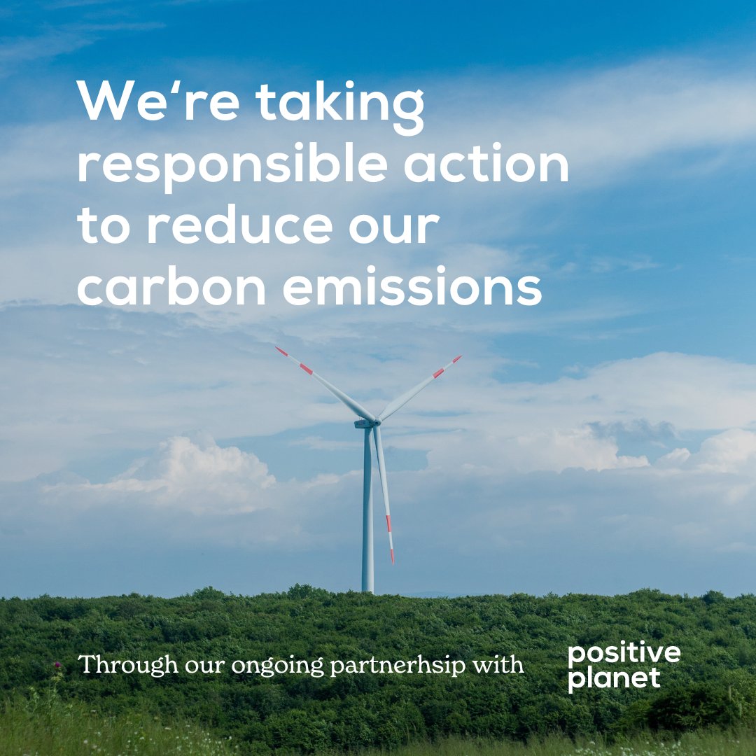 We are proud to share that we are working closely with @PositivPlanetHQ to understand and reduce our carbon emissions . Our journey will involve extensive analysis of our #carbonfootprint, alongside expert guidance to develop effective carbon reduction initiatives.