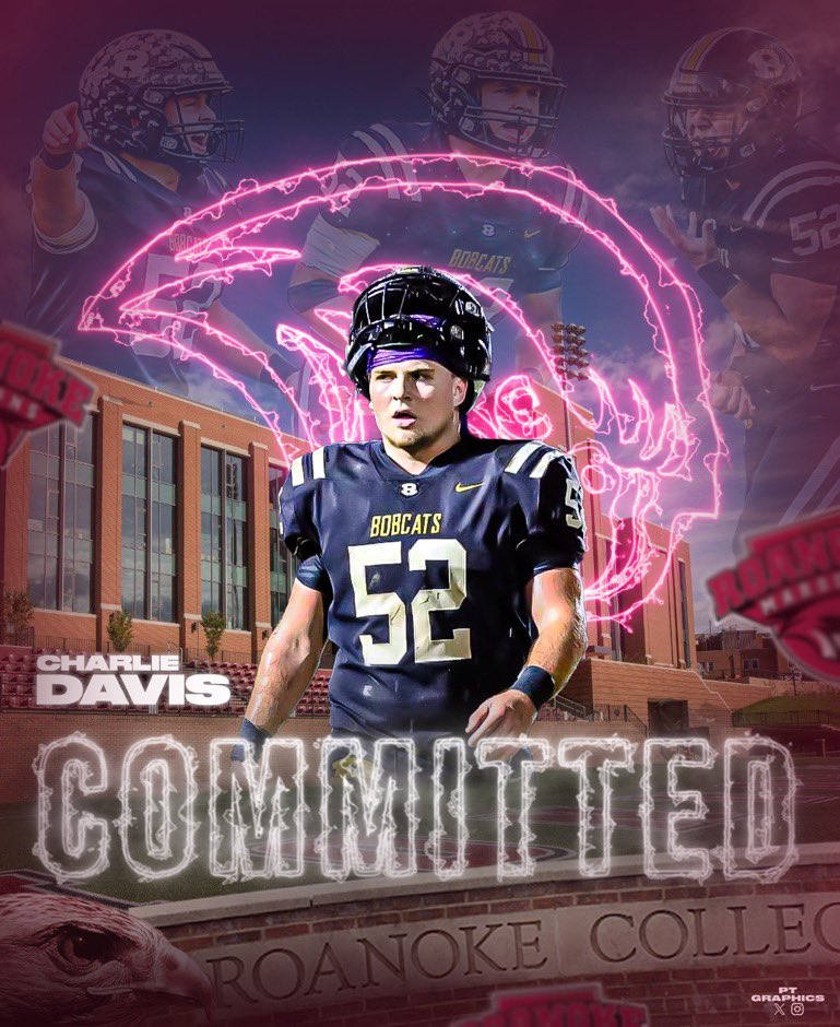 Thank you to everyone who has helped me in my recruiting process! I’m excited to announce my commitment to @RoanokeFB!!! #GONOKE @BryanStiney @CoachGiancola @coachmcrist @SnowvilleHokie