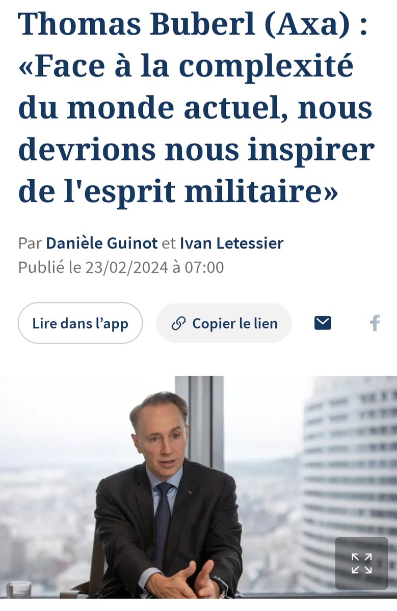 Comme les militaires, les entreprises doivent se préparer à affronter des situations qui, on l’espère, ne se produiront pas. L’assurabilité de tous les risques est encore possible, à condition d’accélérer la prévention et l'adaptation, et d’inventer de nouveaux partenariats