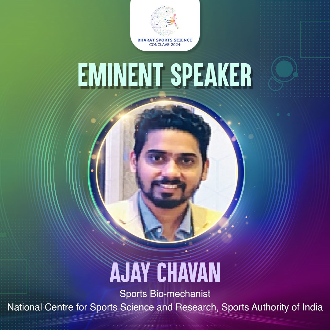 Join us to welcome Ajay Chavan, our esteemed guest and eminent speaker for the Bharat Sports Science Conclave 2024.

🗓️ 28th February 2024
📍 Hotel Samrat, New Delhi

<a href="/IndiaSports/">Dept of Sports MYAS</a>
<a href="/SportscomC/">SPORTSCOM Industry Confederation</a> @nadaindiaoffice
#BSSC2024 #SportsScience #IndianSports