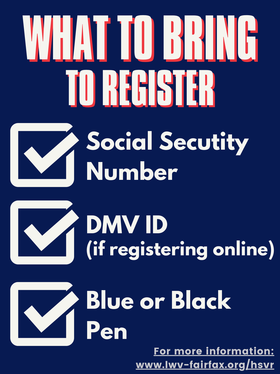LWVFairfax's tweet photo. @WTWoodsonHS is registering to vote today &amp; tomorrow during #modelcongress! Students - Please know or bring your social security number.

#genzvotes #lwv #election2024 #empoweringvoters https://t.co/X2GIVxkRoW