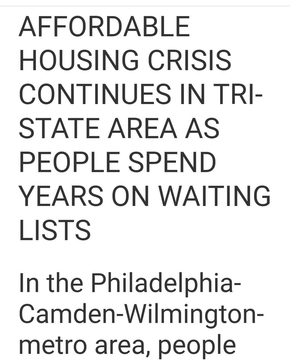 Philadelphia housing affordability and availability are still a crisis especially in 3rd congressional district.  This congressional district has the highest gun violence, highest utility shut off notices, highest amount of "tangled titles",  lowest incomes.