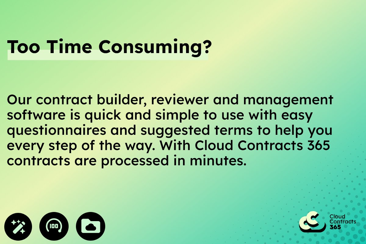 CC365_UK's tweet image. Thank you to those who took part in our recent poll.

Cloud Contracts 365 was designed to save technology businesses time and money when managing commercial contracts.

Discover More: cloudcontracts365.com

#cloudcontracts365 #AIcontractsoftware