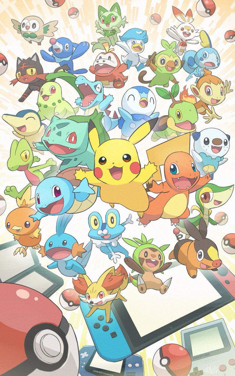 ポケモン「ポケモンデー キミとポケットのモンスター #PokémonDay 」|星と魂の発見隊@やまおりのイラスト