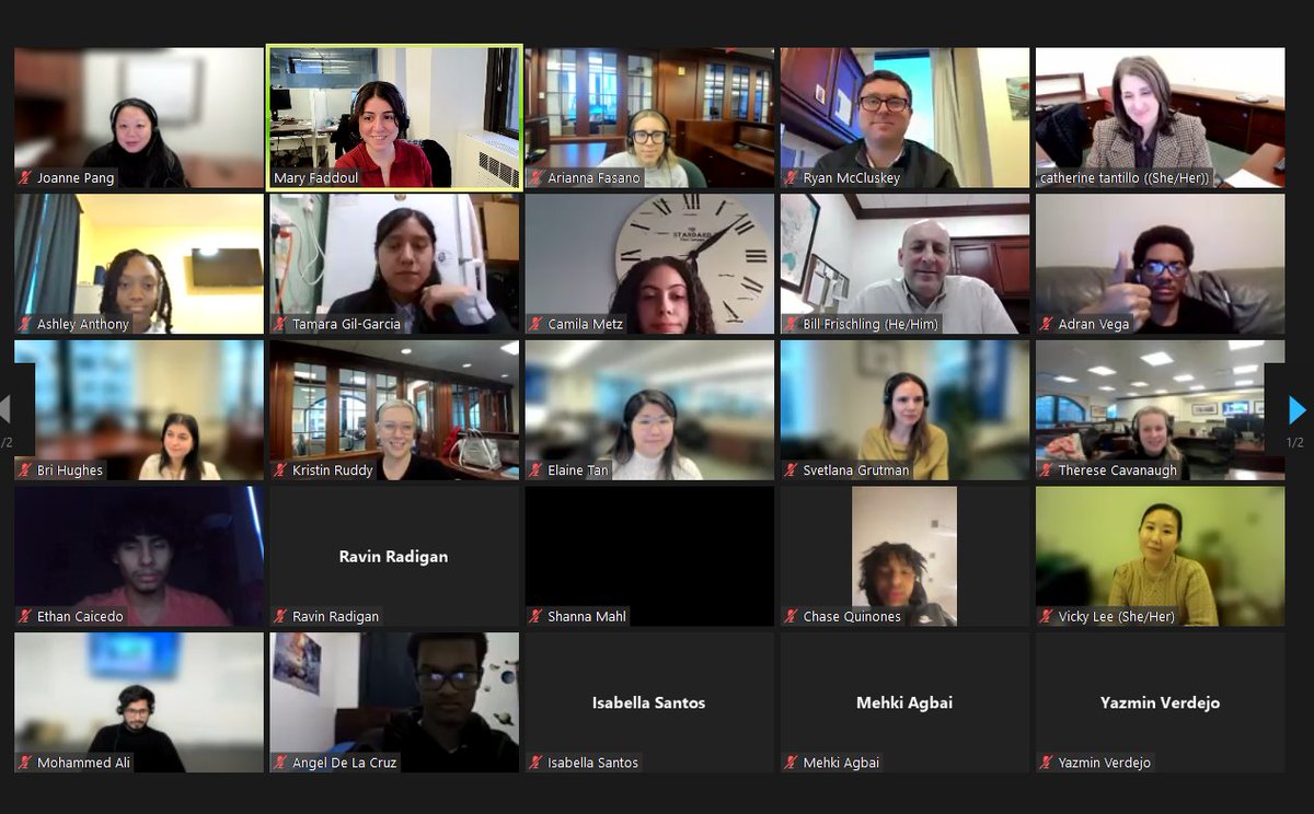 sspnewyork's tweet photo. In collaboration with volunteers from @lordabbett, we organized a Virtual Speed Interviewing Workshop that catered specifically to sophomores, juniors, and seniors. This workshop aimed to equip students with essential skills for internship and job interviews. #SpeedInterviewing https://t.co/wmPGn5IxRZ