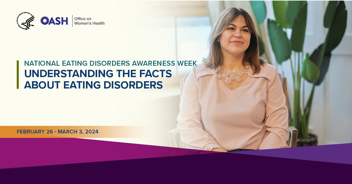 womenshealth's tweet photo. #EatingDisorders affect ~29 million Americans during their lifetime. This week during National Eating Disorders Awareness Week, join us and “Let’s Talk About It: Eating Disorders, Stigma, and Empowered Recovery.” #NEDAW https://t.co/JttZLKP8CA https://t.co/2yT5Ks43MX