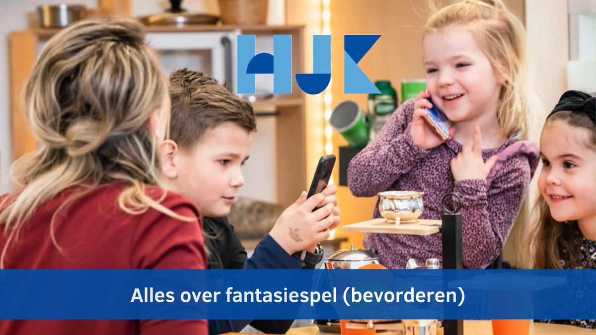 In fantasiespel doen jonge kinderen middels hun verbeeldingskracht de wereld van grote mensen na. 

Maar hoe komen ze aan kennis over die wereld? 👇 #fantasiespel

🌐 Spelen met ruimte: hjk-online.nl/spelen/spelen-…