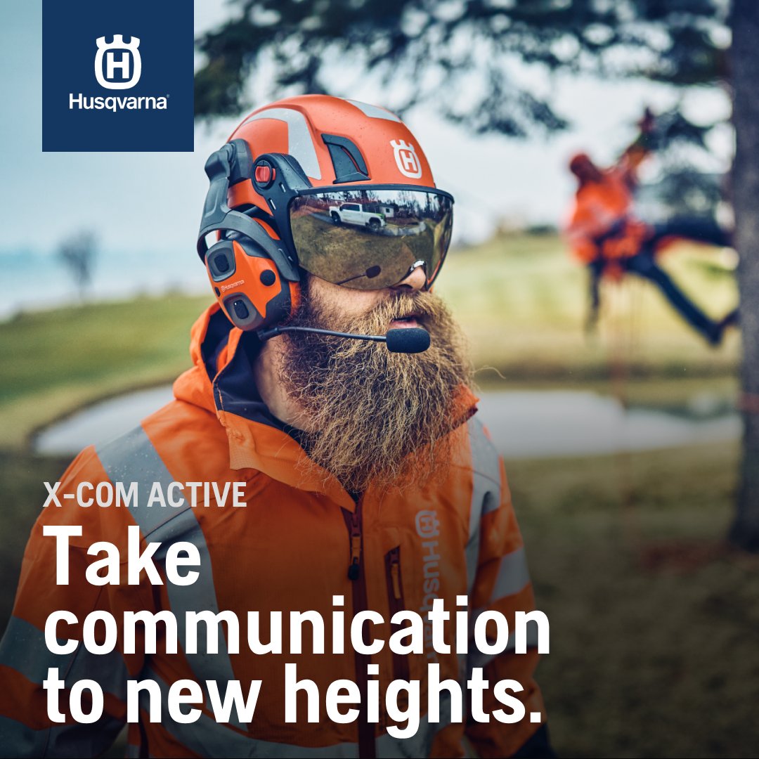 COMING SOON! Instantly communicate with your team, thanks to real-time audio transmission and ambient noise reduction, all in an intuitive, easy-to-use design. Learn more about X-COM Active via our link below! husqvarna.com/us/discover/di…