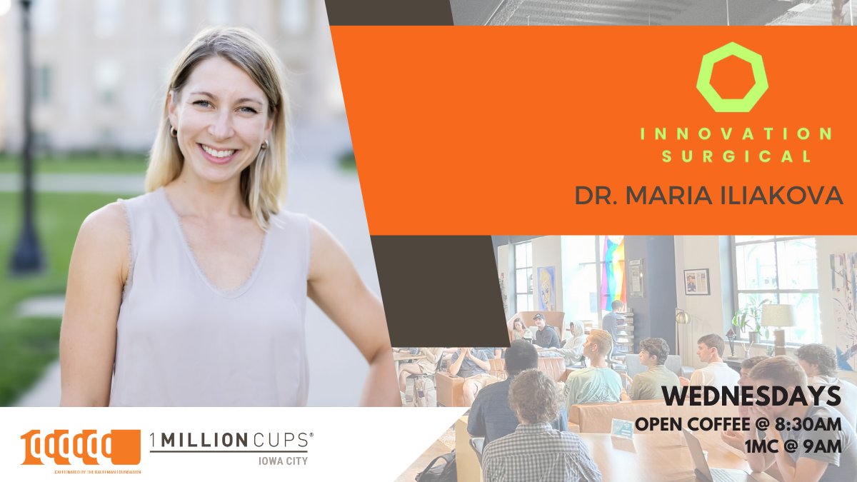 Join us at MERGE this Wed. for 1MC! We'll be hearing from Dr. Maria Ilikova, Founder &amp; CEO of Innovation Surgical – a simple, user friendly way to track surgical tools. We help you reach more surgery with less delay. 

Open Coffee @ 8:30am | Presentation @ 9am
