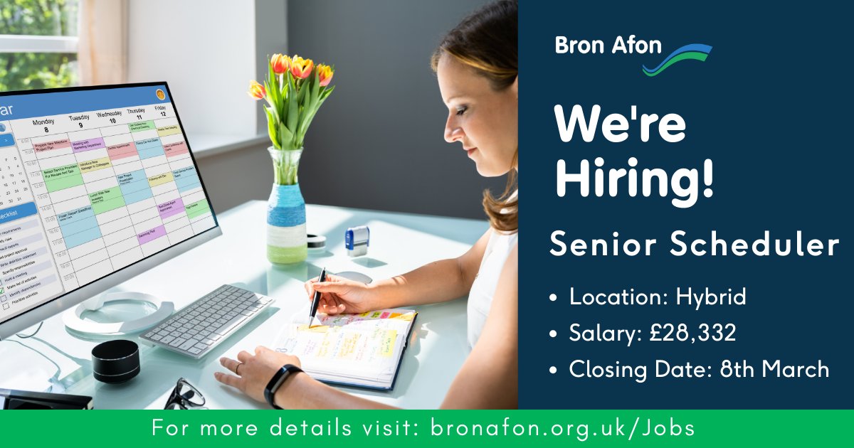 BronAfon's tweet image. Are you great at #organising, #managing #workflows and #planning? If so you may be the Senior Scheduler we're looking for to join our team. We need someone with excellent #IT and #administration skills to ensure efficient services. 

Apply: orlo.uk/tGgDN

@JCPinSEWales