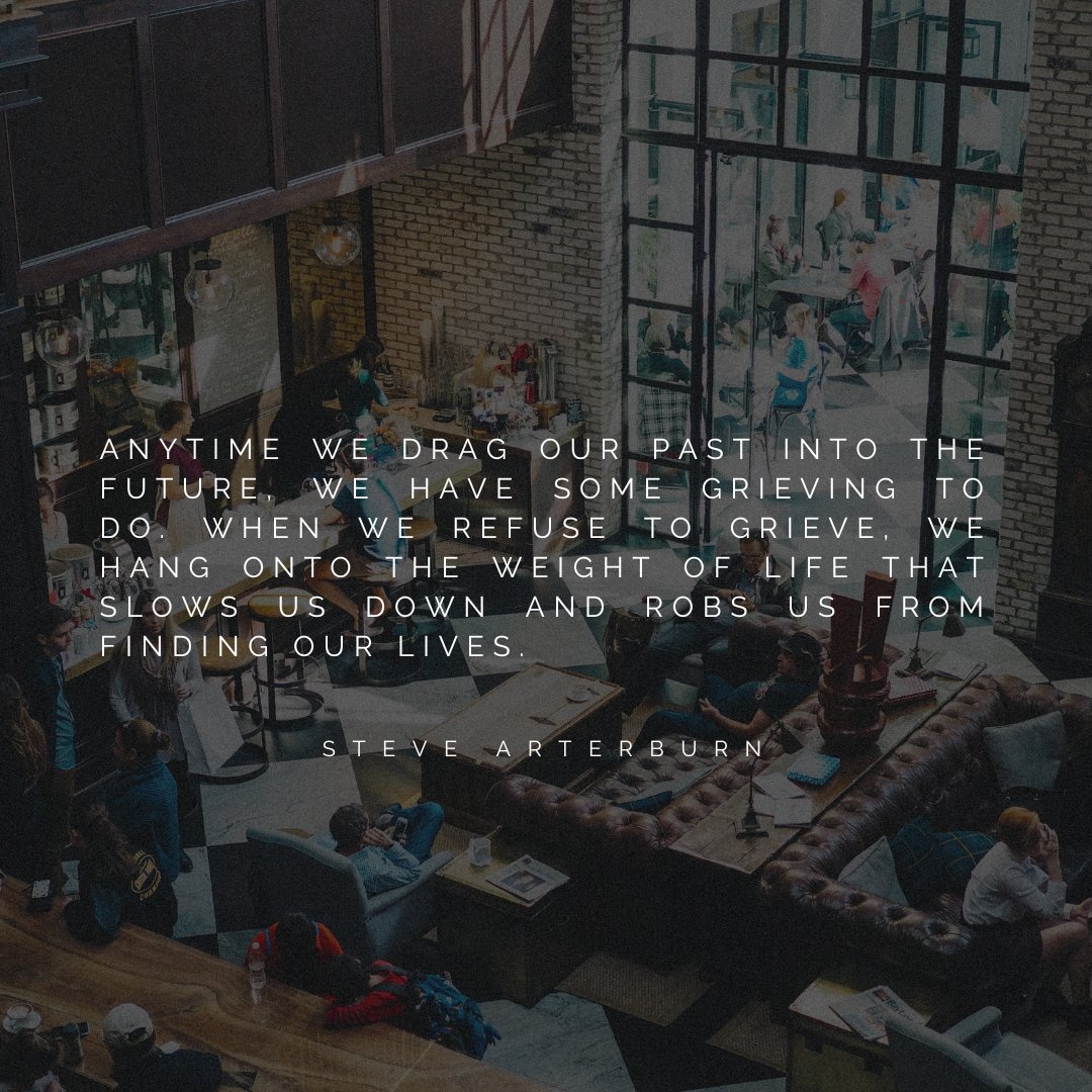 liferecoveryg's tweet image. "Anytime we drag our past into the future, we have some grieving to do. When we refuse to grieve, we hang onto the weight of life that slows us down and robs us from finding our lives."—Steve Arterburn 

Help + Hope at NewLife.com! 

#LifeRecovery #griefjourney