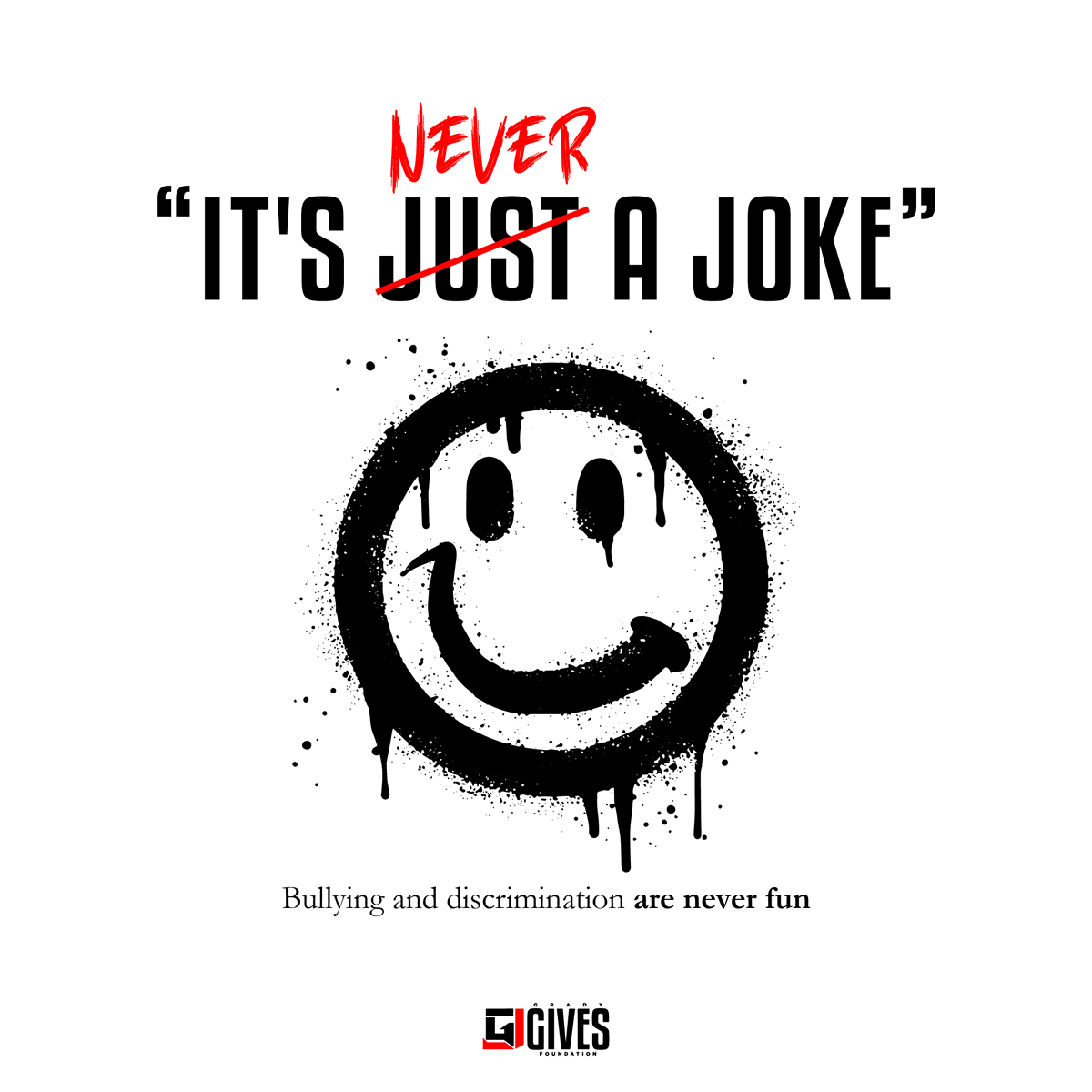 gradygives's tweet photo. Bullying and discrimination are never okay, and they're certainly not fun🫂

Let's work together to create a world where everyone feels respected, valued, and included 🩷

#GradyJarrett https://t.co/3aAr31xucW