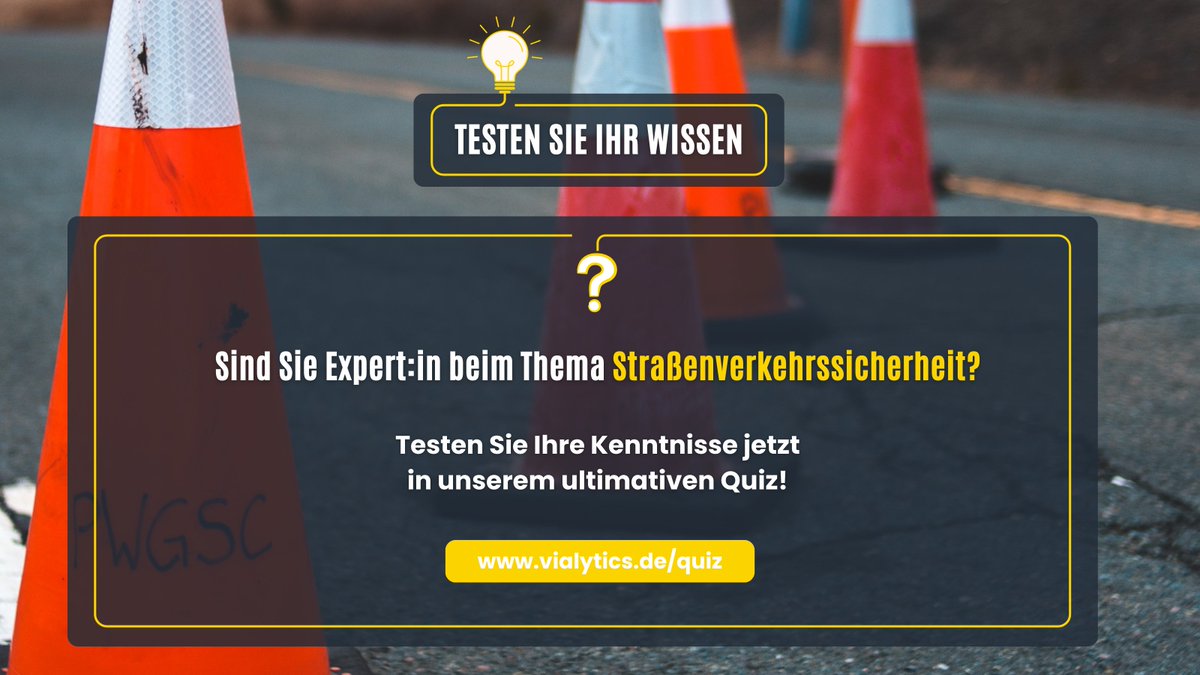 Sind Sie Expert:in der Straßenverkehrssicherheit?
Tragen Sie dazu bei, unsere Straßen sicherer zu machen und zeigen, dass Sie echte Sicherheitshelden sind!
➡️ bit.ly/3T0E74m
#Straßenverkehrssicherheit #VisionZero #Schlagloch #Expertise #Bauhof #Bürgermeister #Tiefbauamt